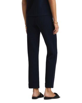 Mixed Gauge Rib Knit Pants Product Image