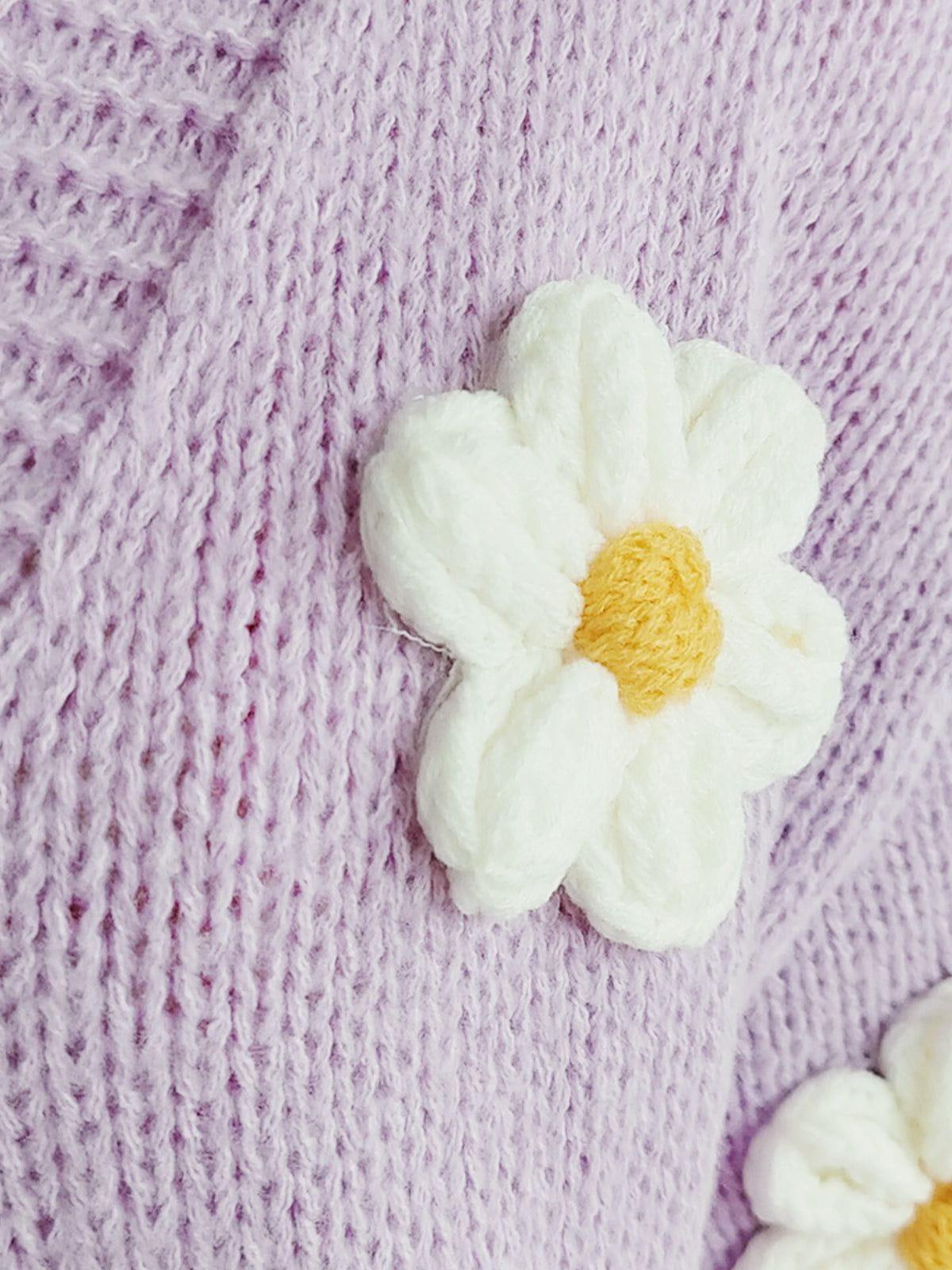 Aelfric Eden Crochet Flower Cardigan Female Product Image