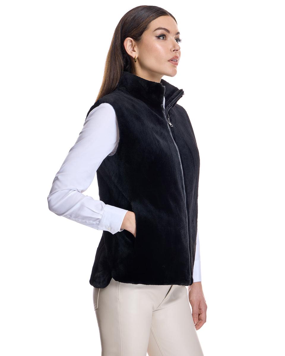 Sheared Mink Reversible Vest Product Image