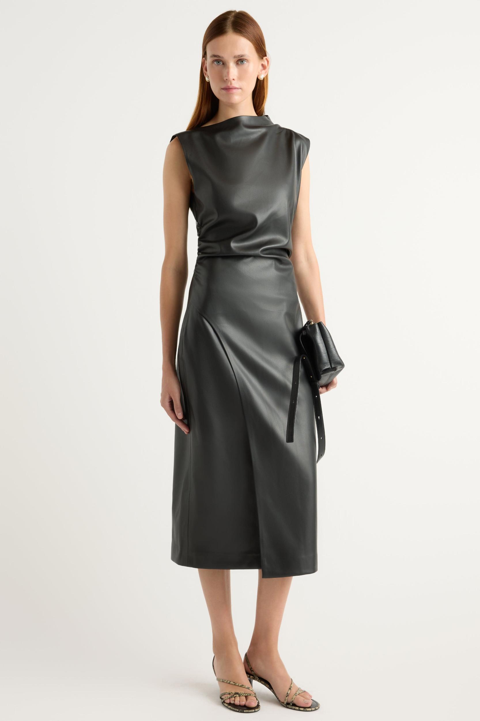 Channing Vegan Leather Dress Product Image