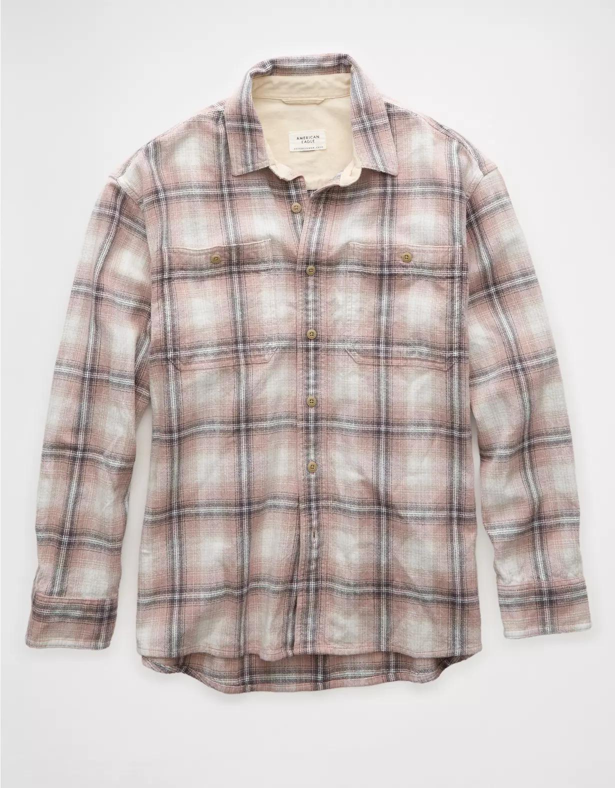 AE Lightweight Flannel Shirt Product Image