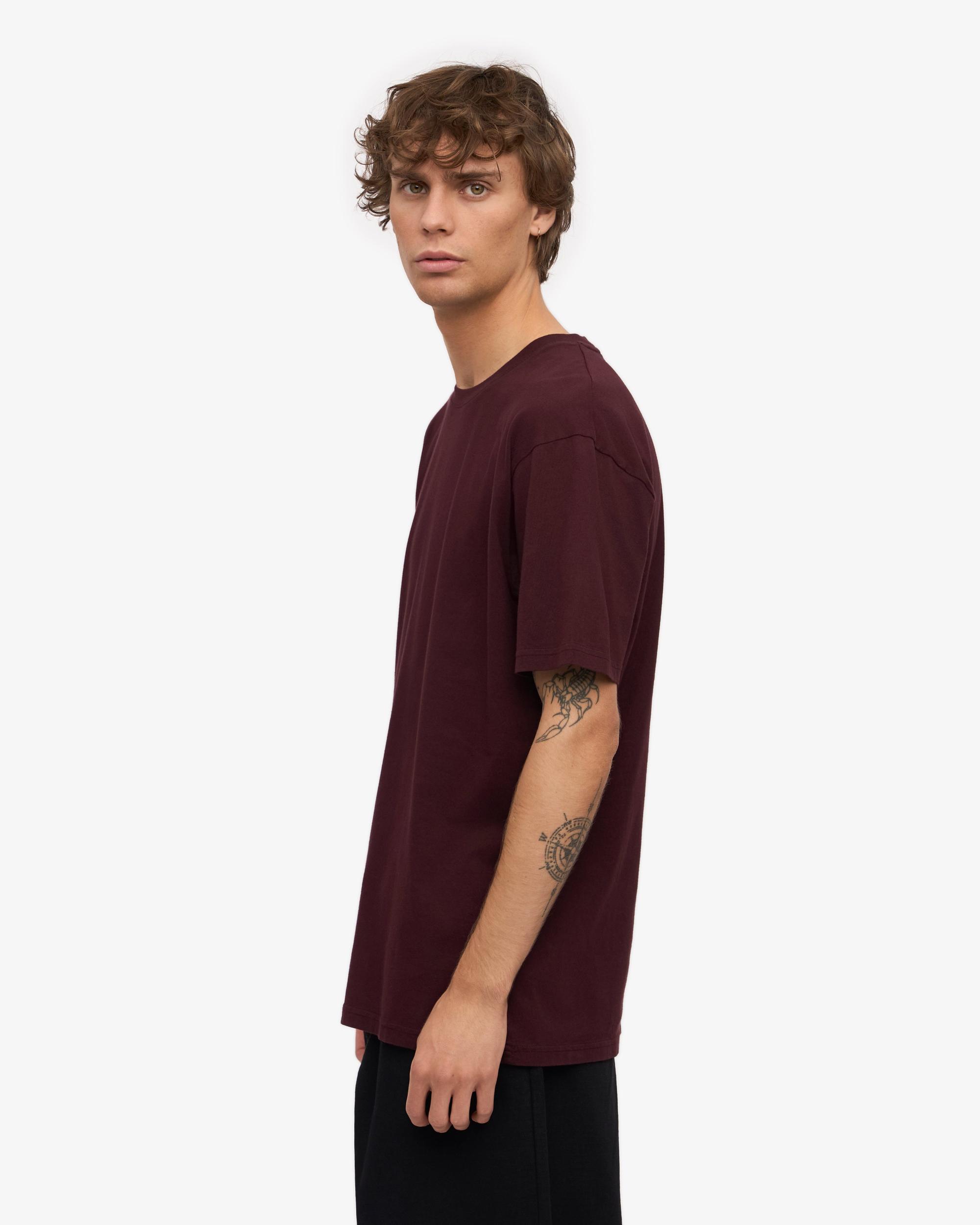 Classic Organic Tee - Oxblood Red Product Image