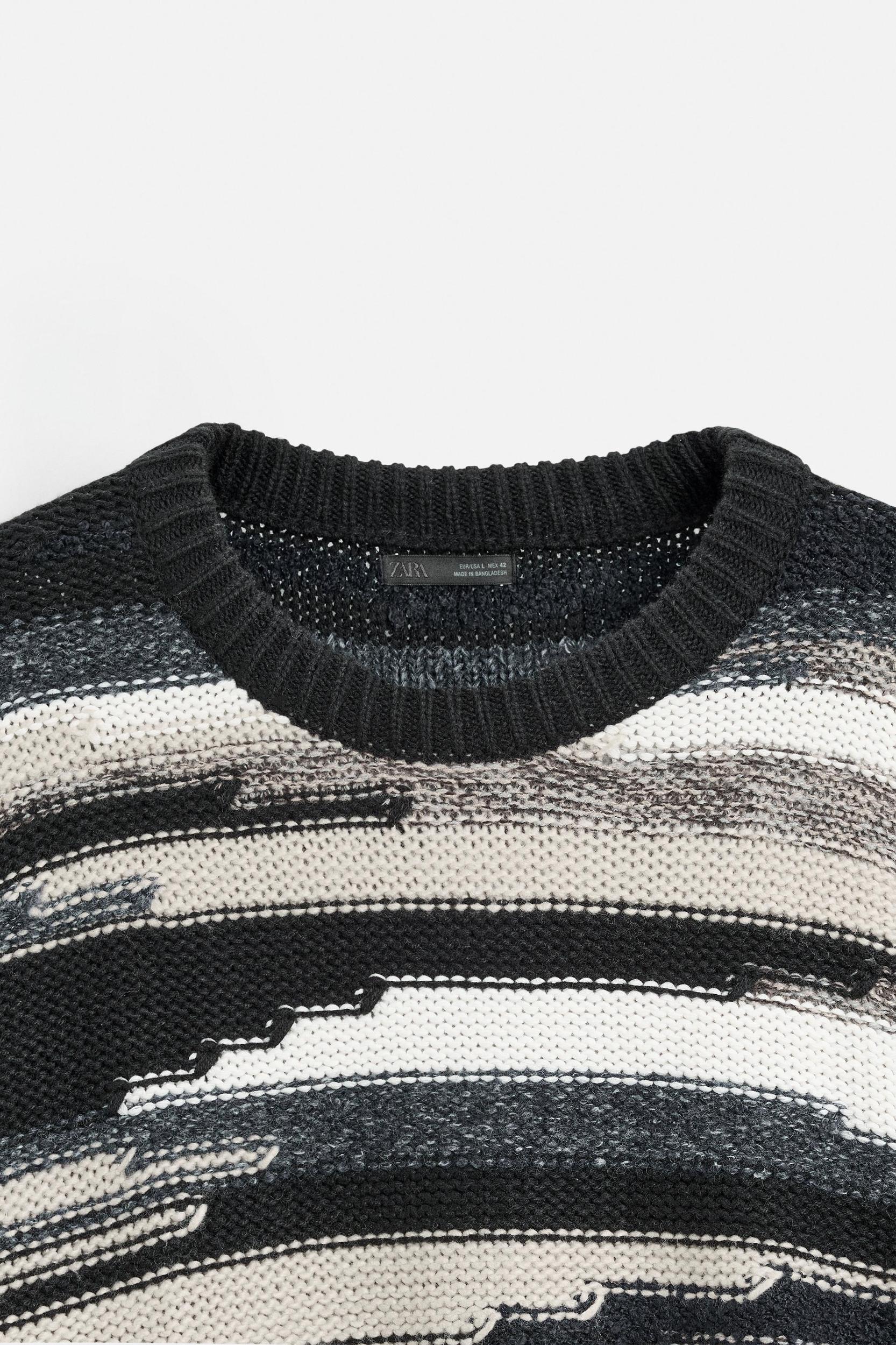 GEOMETRIC JACQUARD SWEATER Product Image
