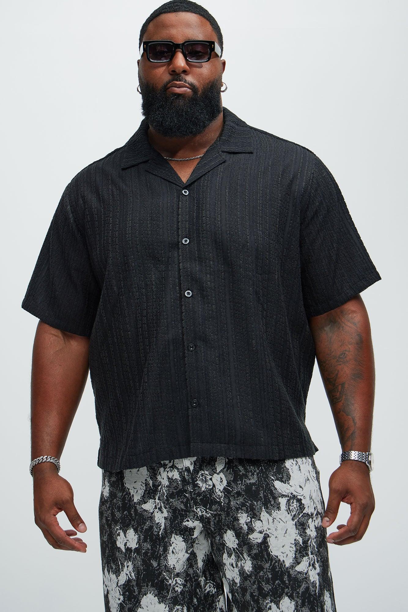 Telford Textured Shirt - Black Product Image