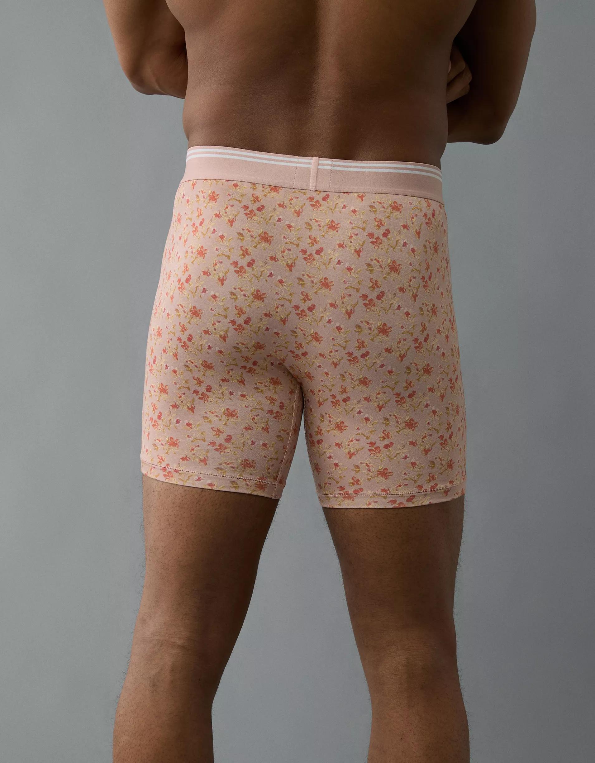 AEO Men's Floral 6" Ultra Soft Boxer Brief Product Image