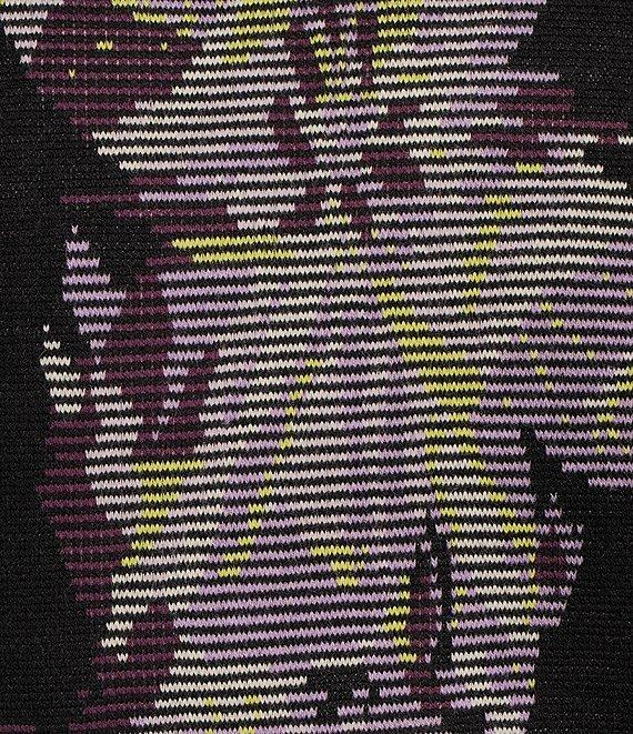 Murano Inflorescence Collection Jacquard Textured Crew Neck Sweater Product Image