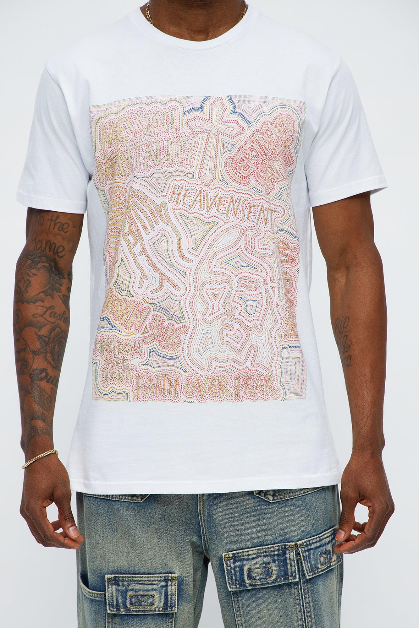 One True Messiah Short Sleeve Tee - White Product Image