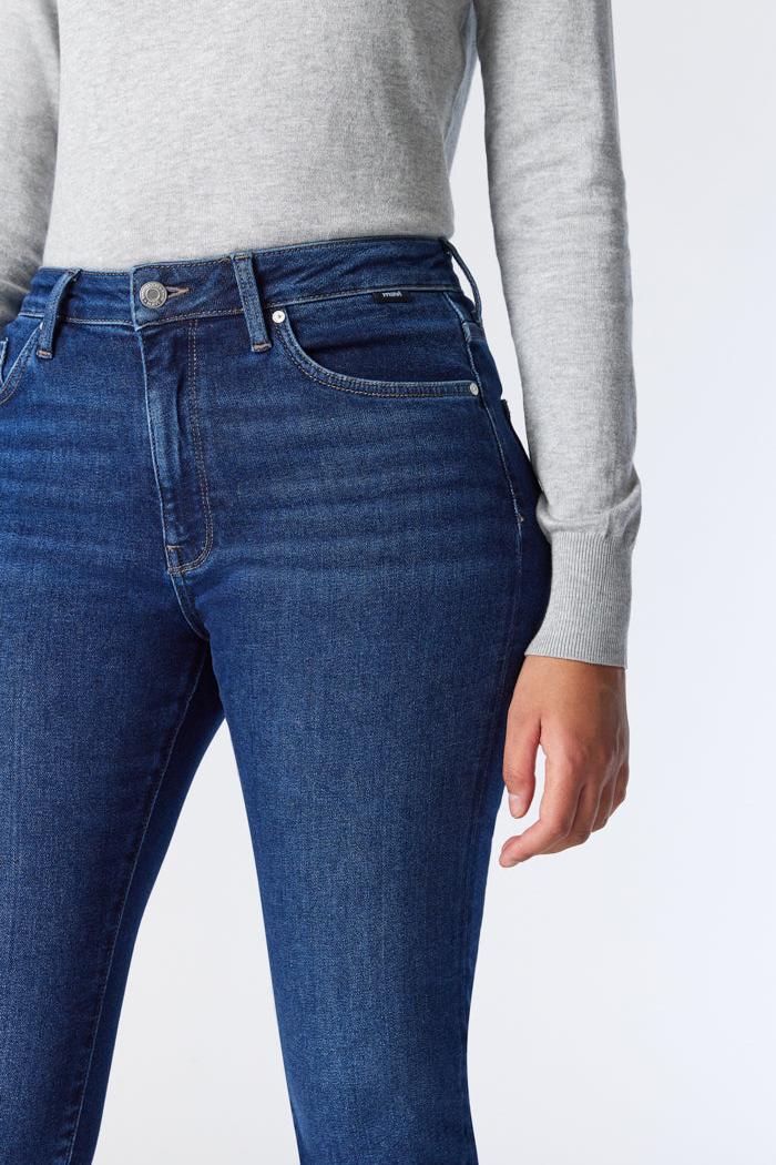 Viola Straight Leg Jeans - Dark Brushed LA Blue Product Image