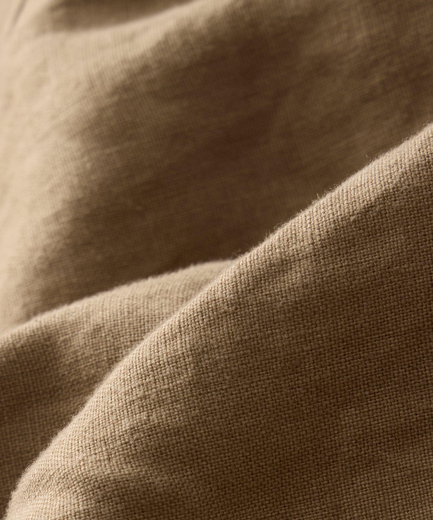 Cropped Linen Harrington Jacket Product Image