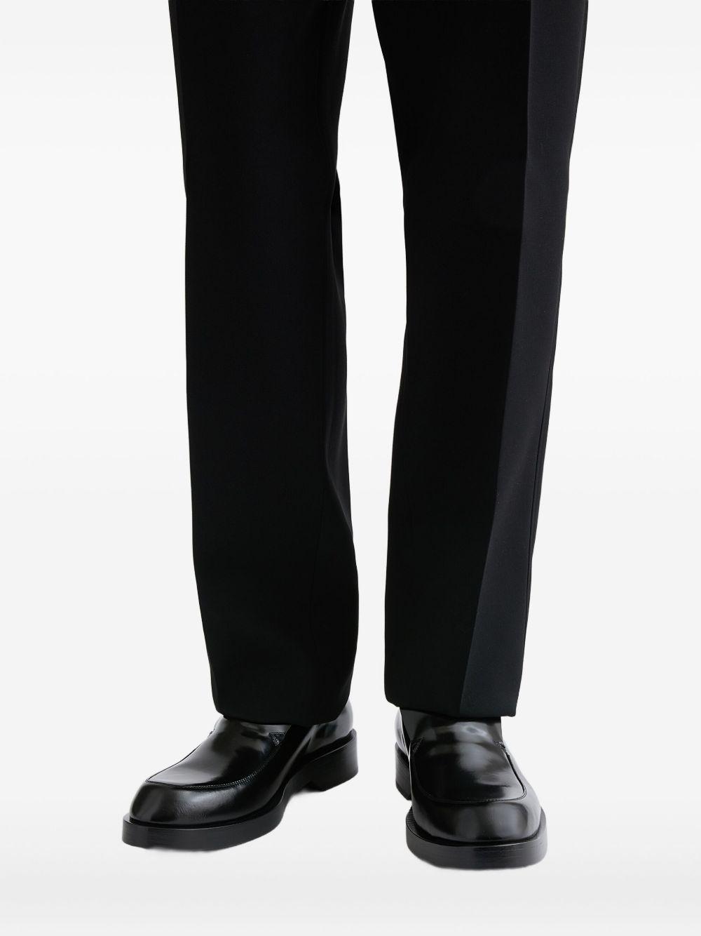 round-toe leather loafers Product Image