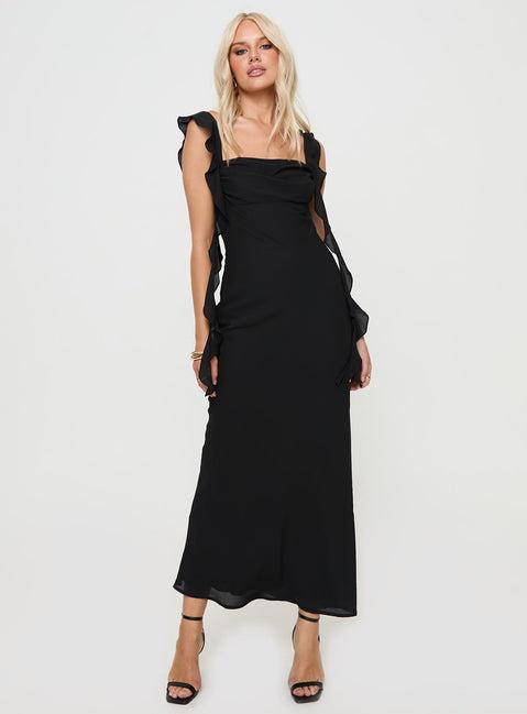 Lanai Maxi Dress Black Product Image