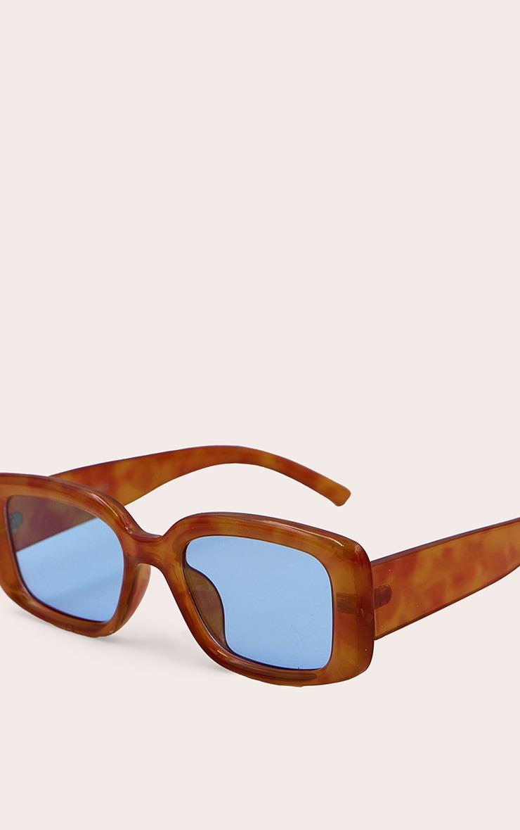 Honey Tortoiseshell Square Sunglasses Product Image