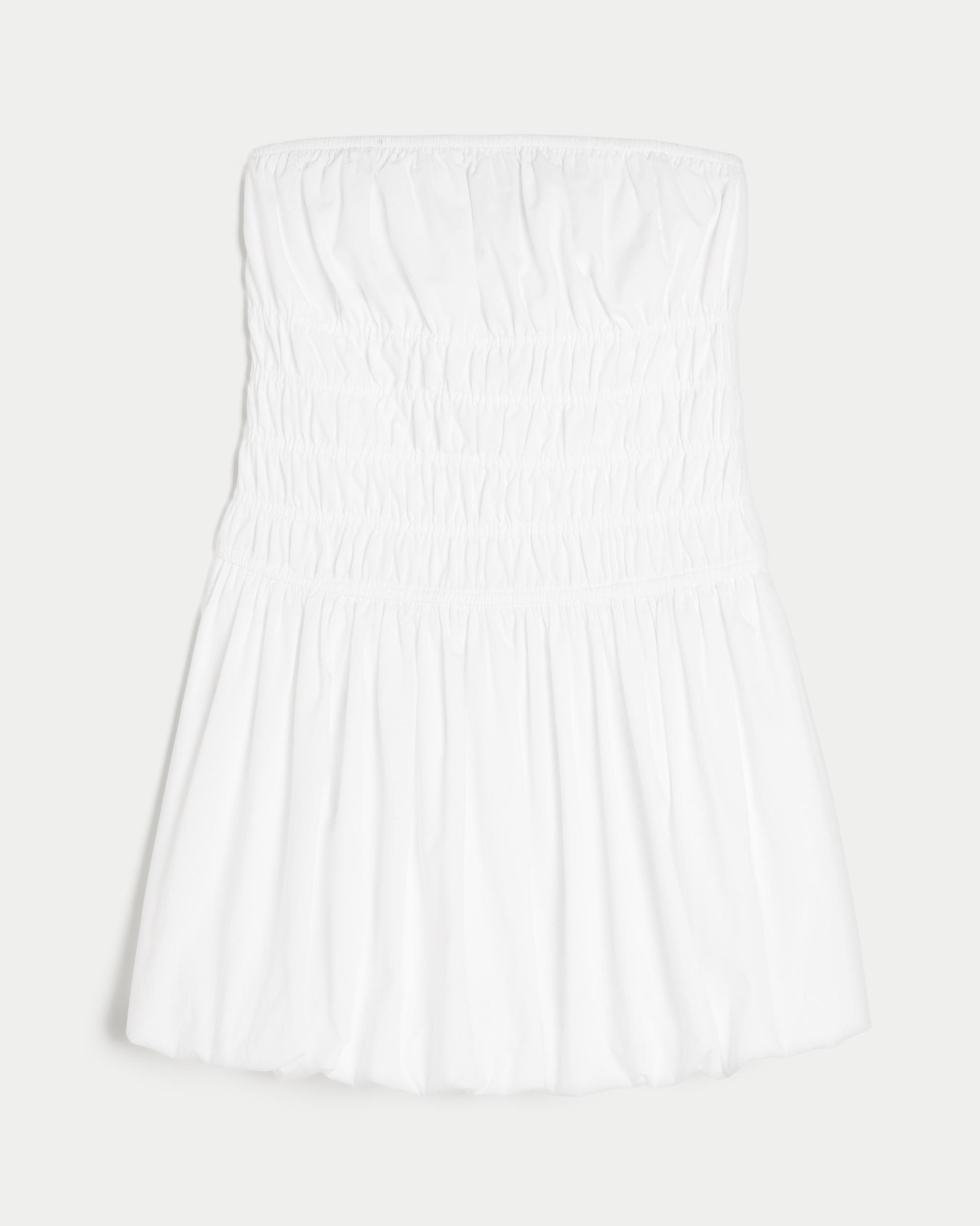 Strapless Bubble Mini Dress Product Image
