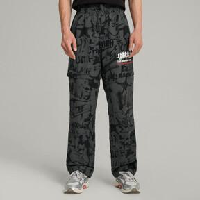 PUMA x LMC All-over Print Pants Men in Shadow Grey Product Image