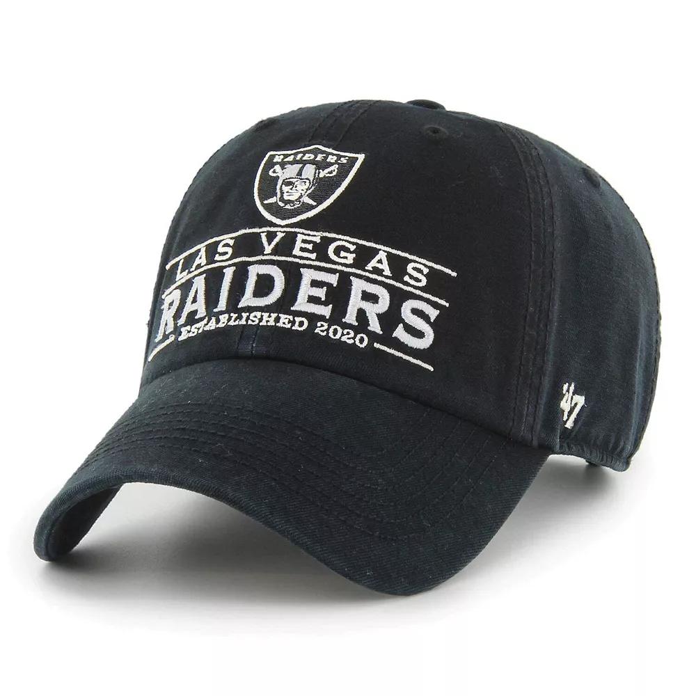 Men's '47 Black Las Vegas Raiders Vernon Clean Up Adjustable Hat, Lvr Black Product Image
