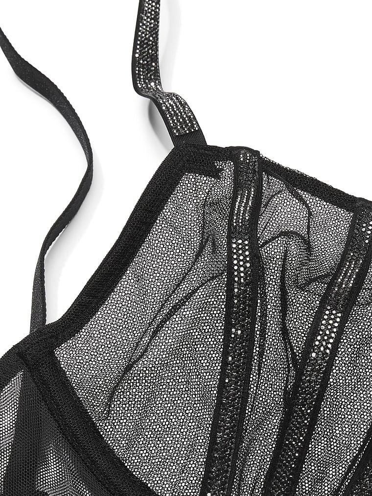 Sheer Shine Unlined Low-Cut Demi Bra Product Image