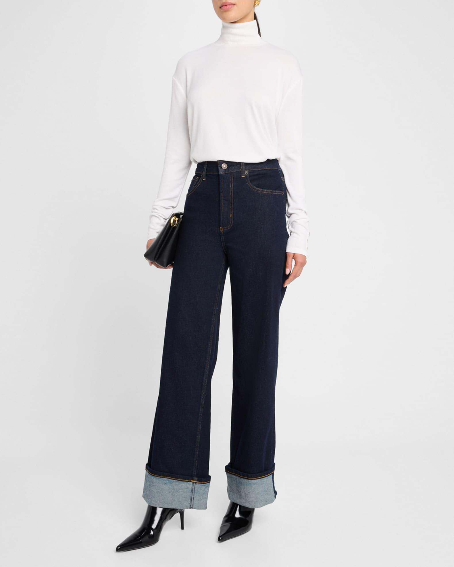 The Knit Boxy Turtleneck Top Product Image