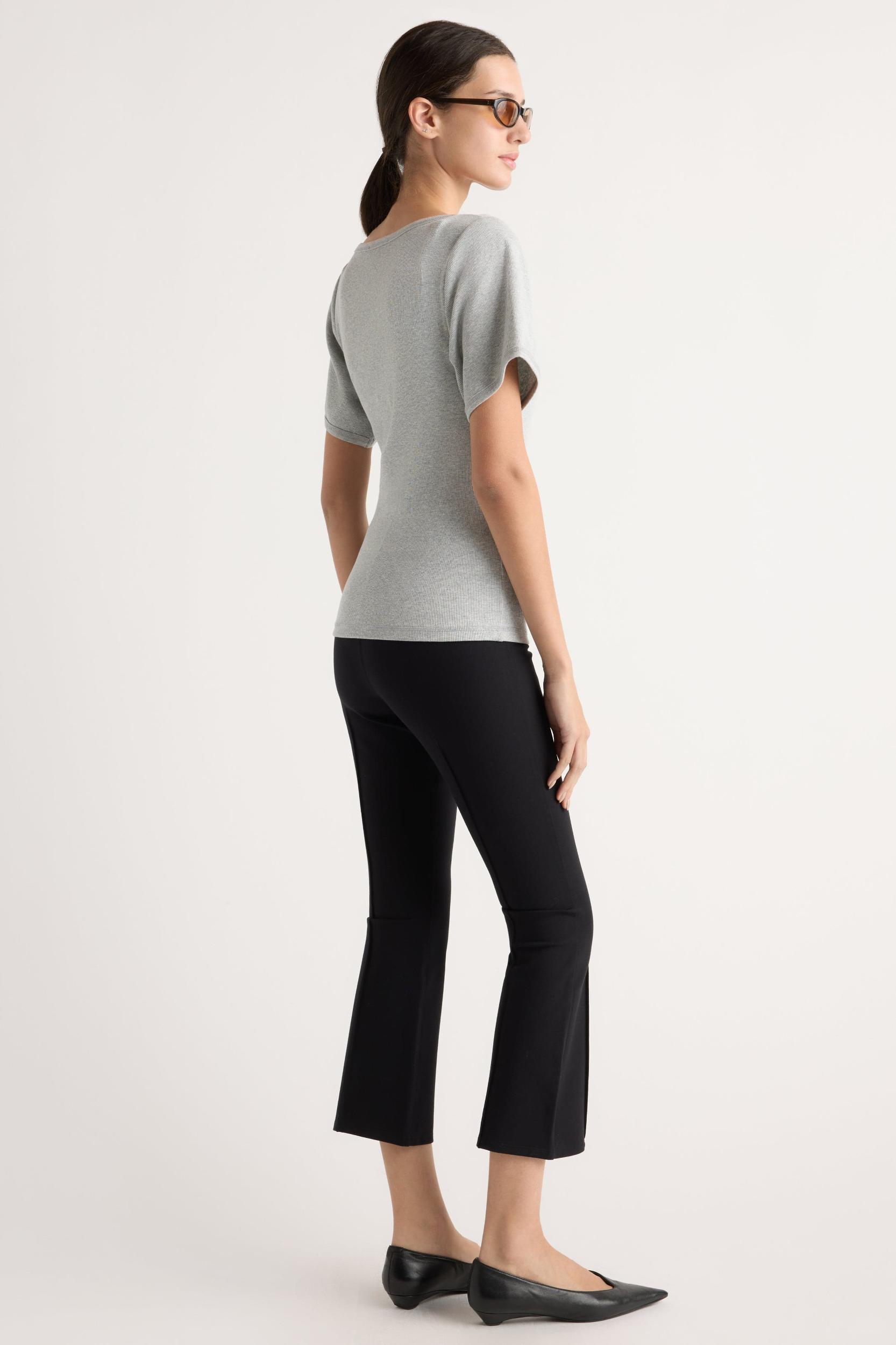 Tez Kick-Flare Ponte Stretch Pant Product Image