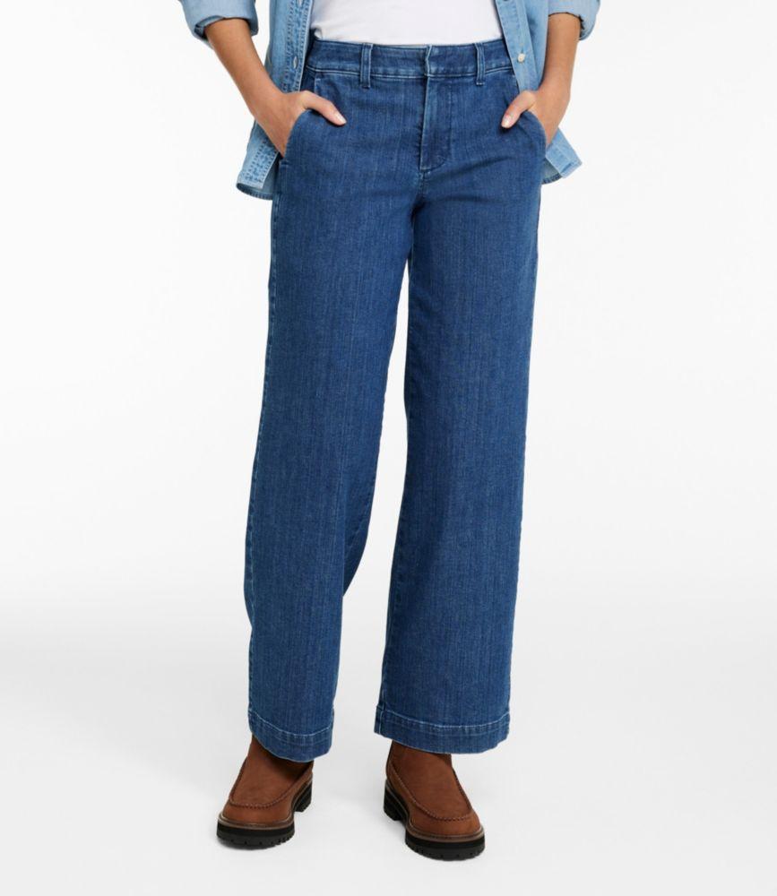 Women's True Shape Jeans, High-Rise Wide-Leg Trouser Product Image