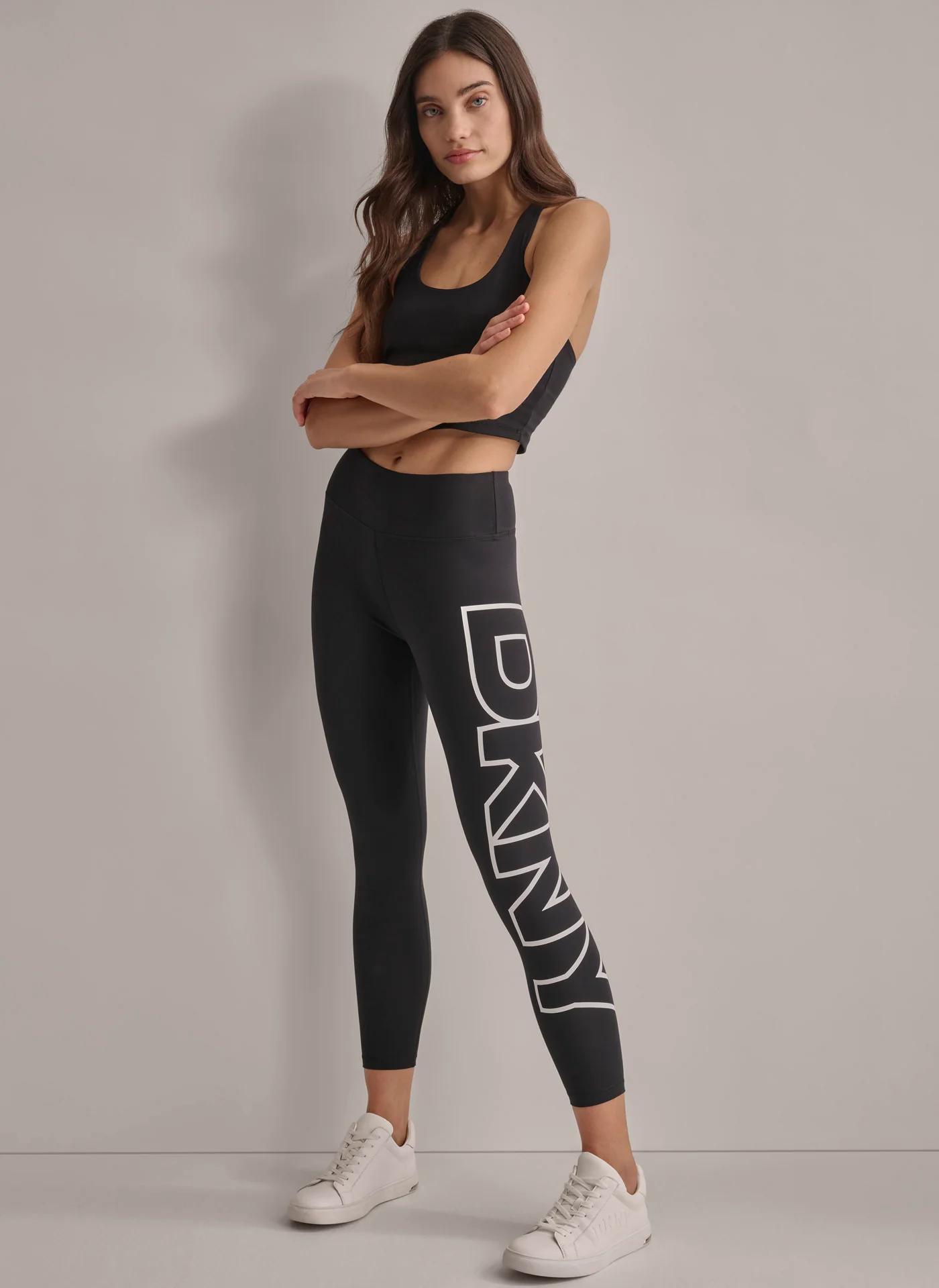 CROPPED MID-RISE LOGO COMPRESSION LEGGING Product Image