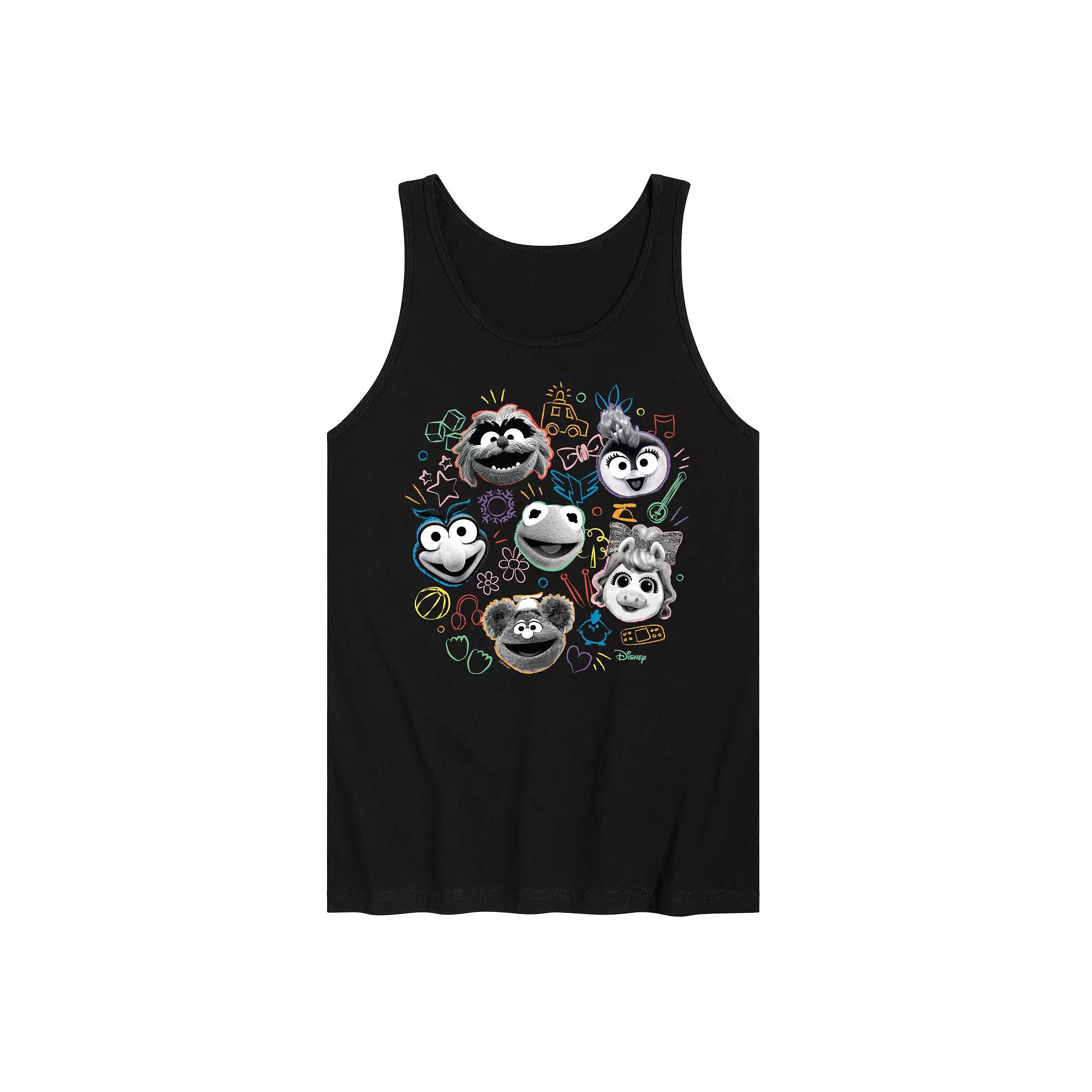 Disney's Muppets Babies Men's Faces Graphic Tank Top,  Product Image