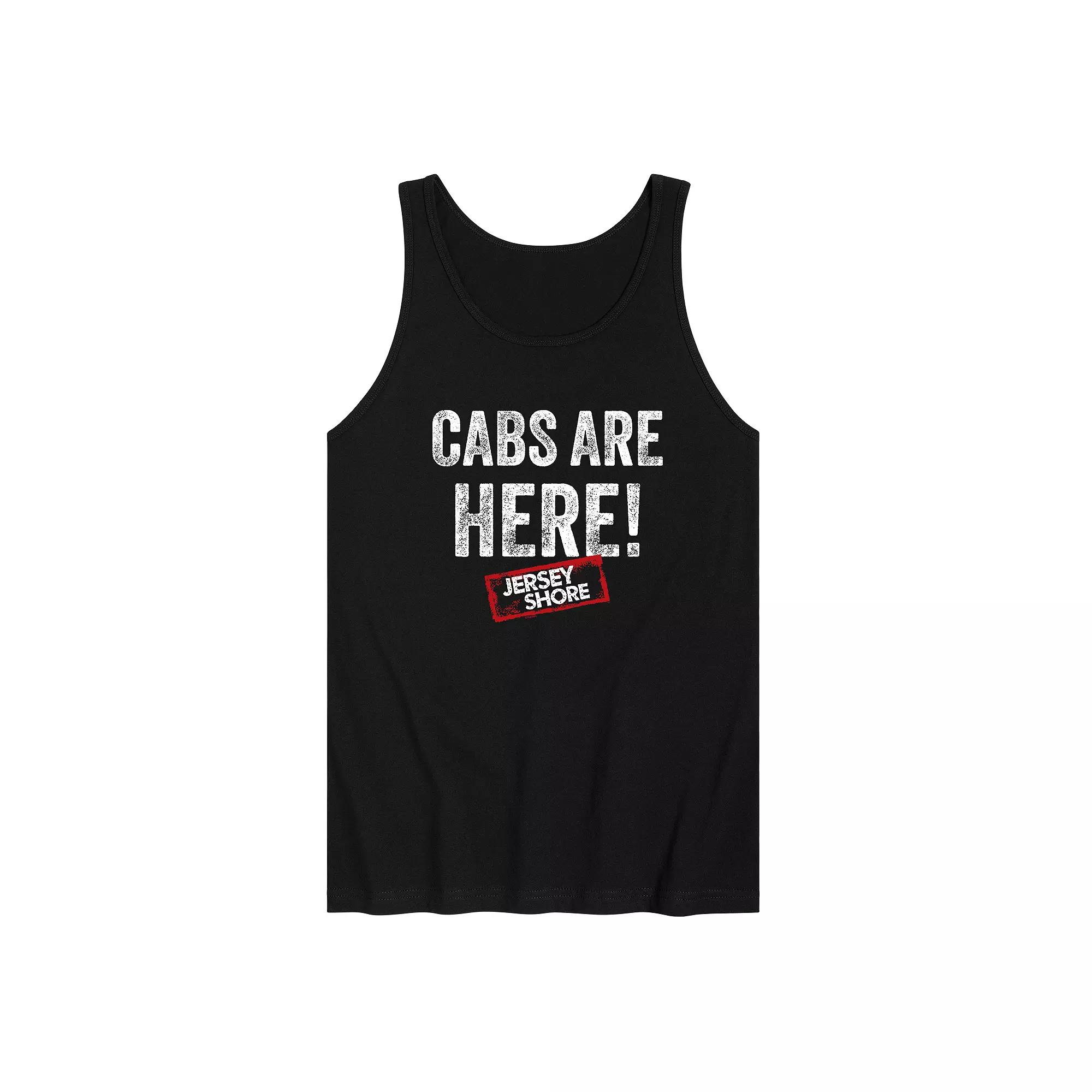Men's Jersey Shore Cabs Are Here Graphic Tank Top,  Product Image