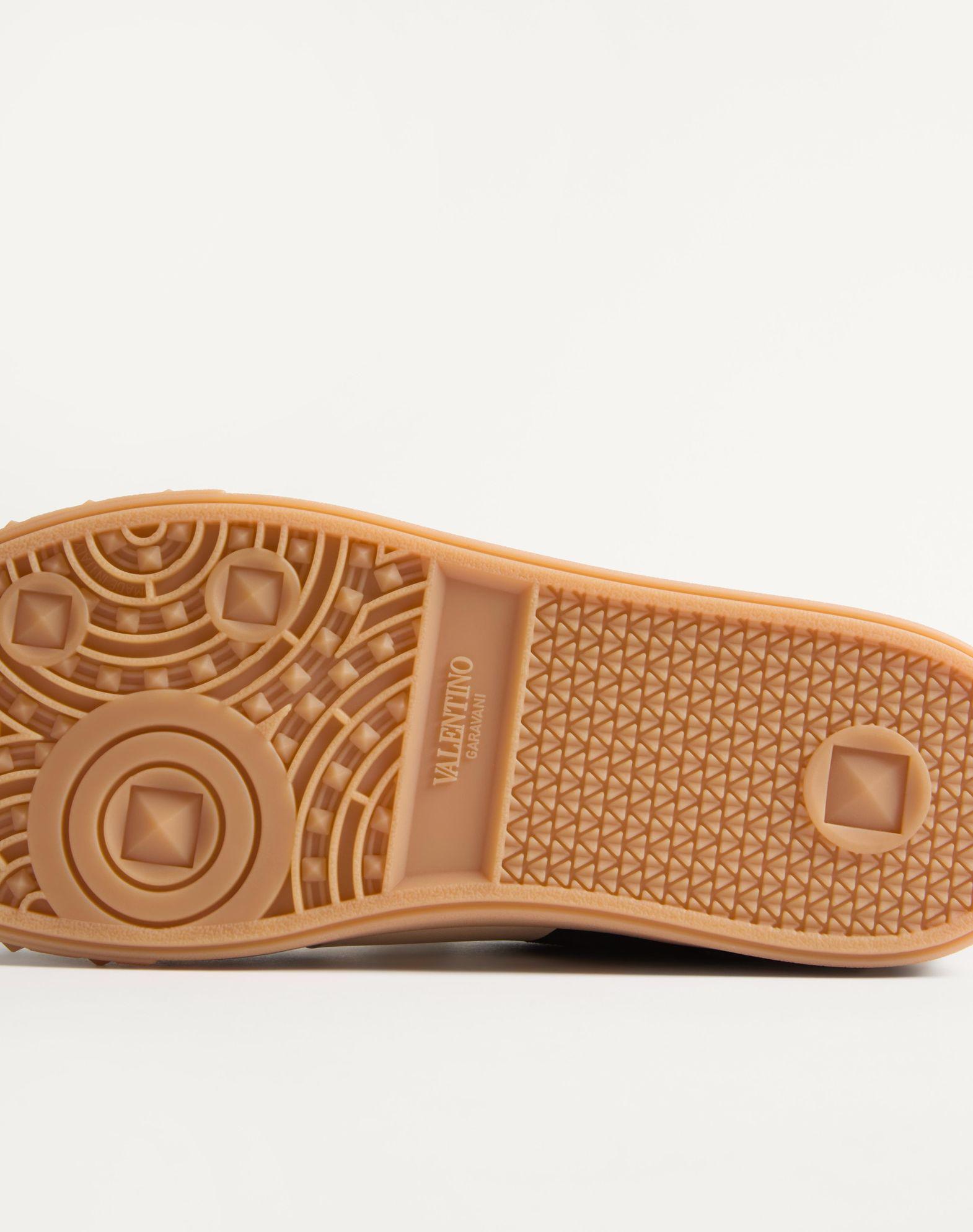 Upvillage Low Top Sneaker In Split Leather And Calfskin Nappa Leather Product Image