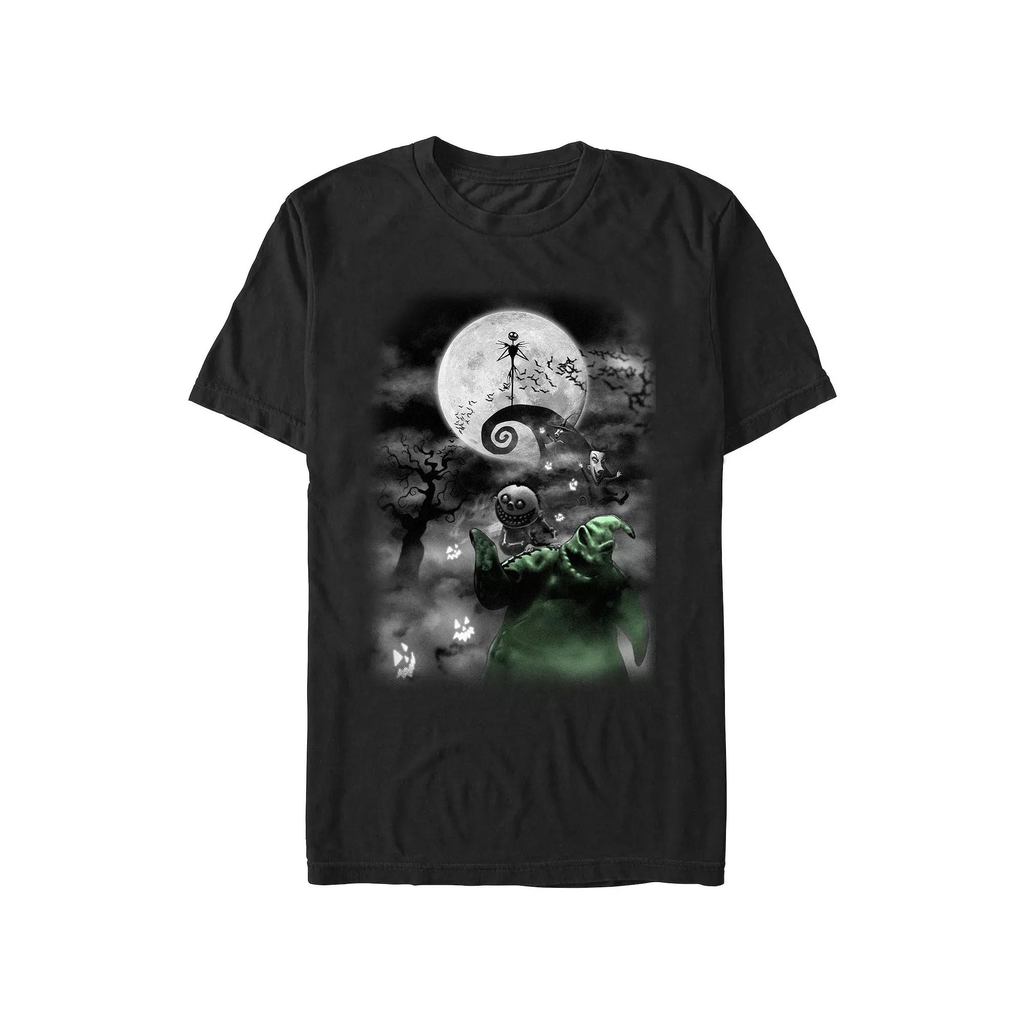 Disney's The Nightmare Before Christmas Scary Night Men's Graphic Tee, Size: XL, Black Product Image