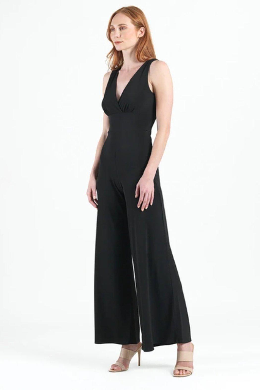 V Neck Knit Jumpsuit Product Image