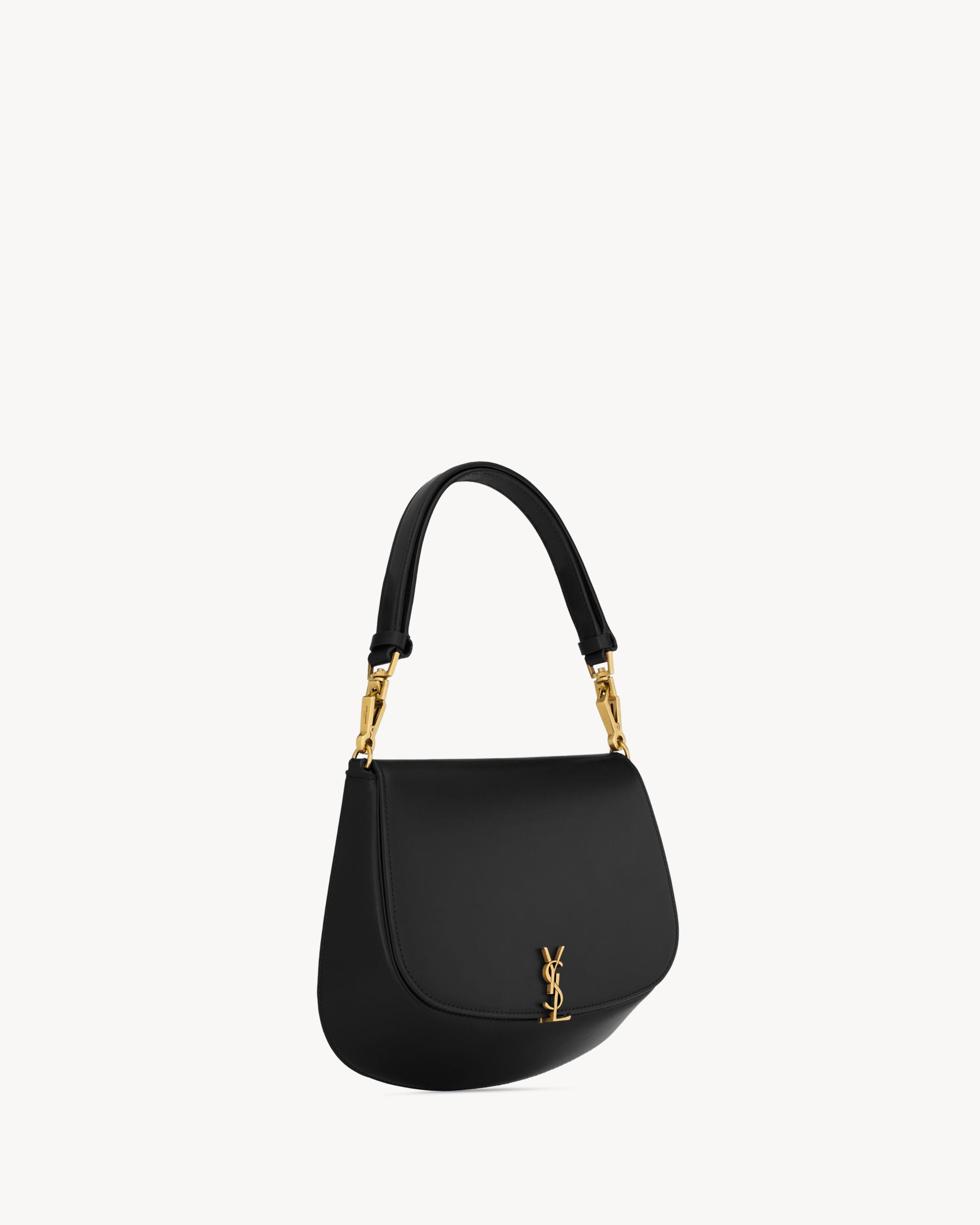 Mini VOLTAIRE TOP HANDLE bag in BOX SAINT LAURENT Product Image