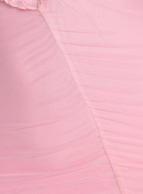 Soulina Ruched Maxi Dress Pink Product Image