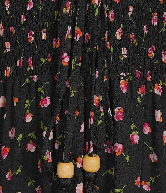 C&V Chelsea & Violet Ditsy Floral Printed Halter Midi Dress Product Image