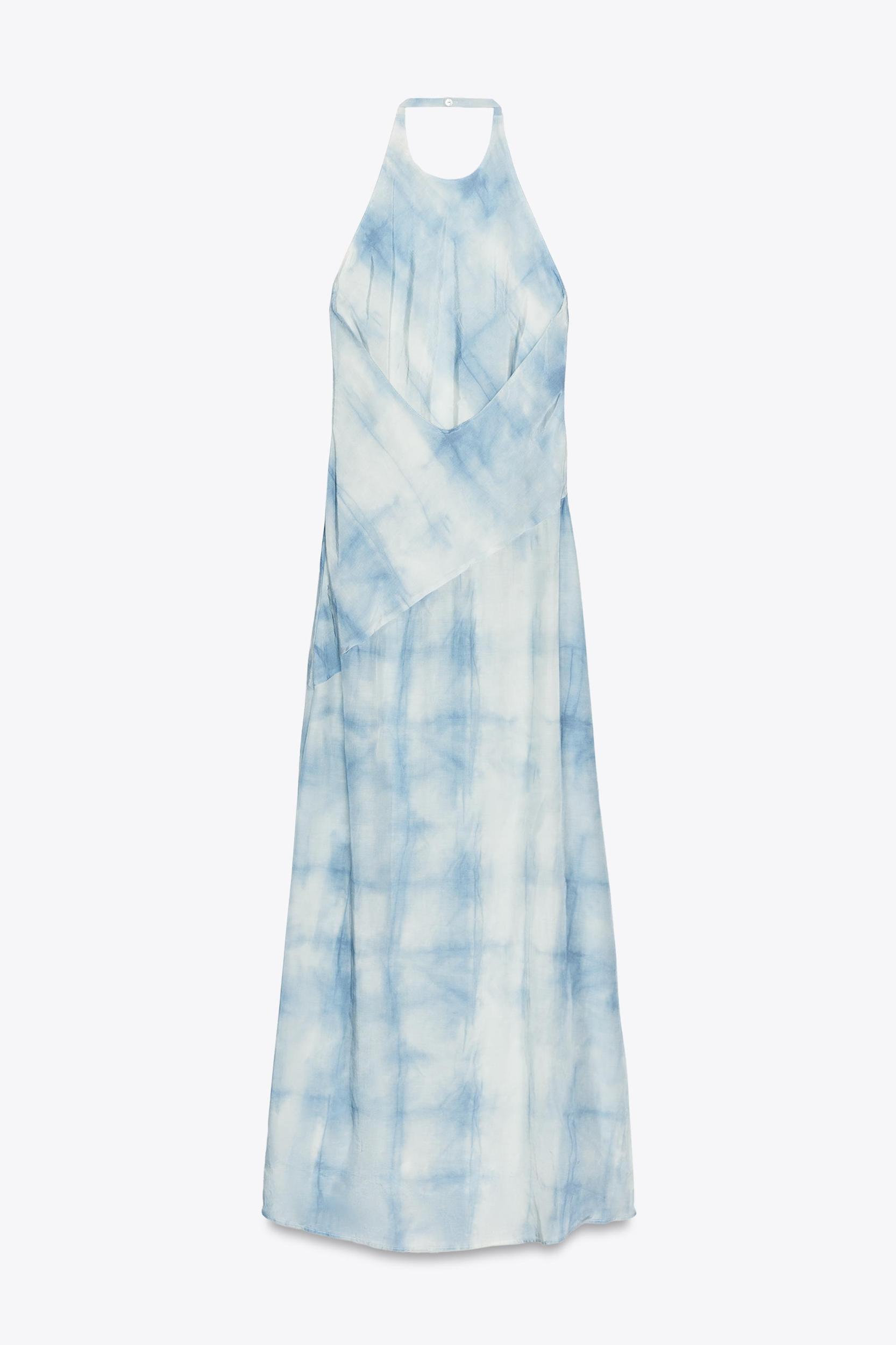 HALTER TIE DYE DRESS Product Image