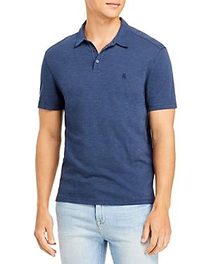 John Varvatos Men's Victor Solid Slub Cotton Polo Product Image