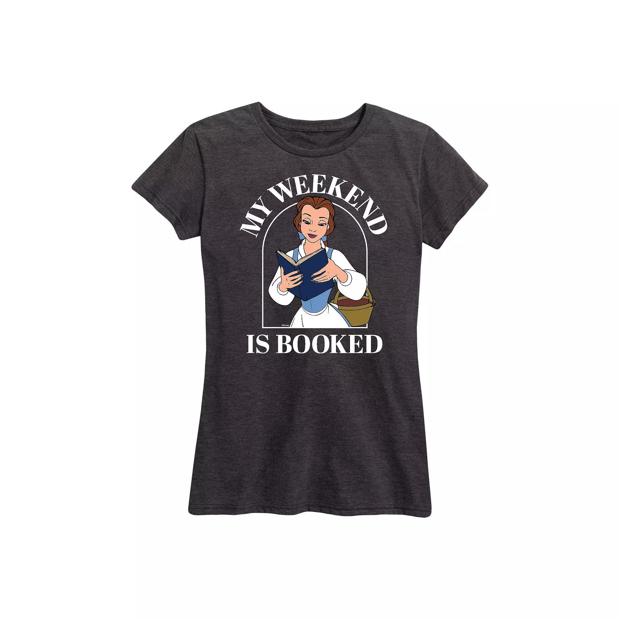 Disney Princess Belle Women's Weekend Graphic Tee, Girl's,  Product Image