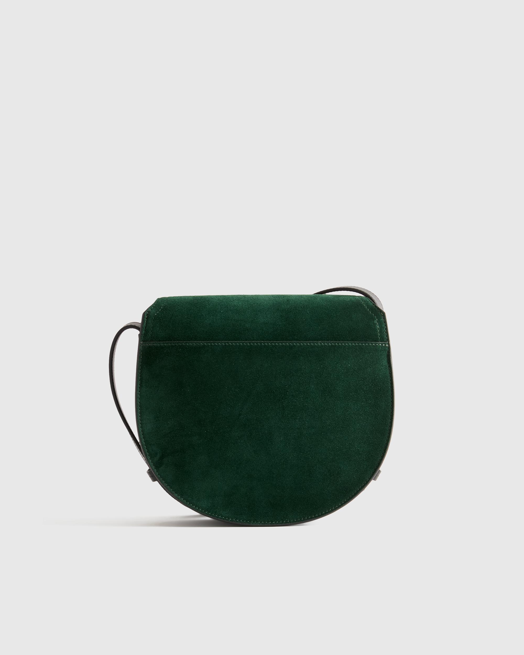 Quince | Women's Italian Suede Saddle Bag Suede Leather Product Image