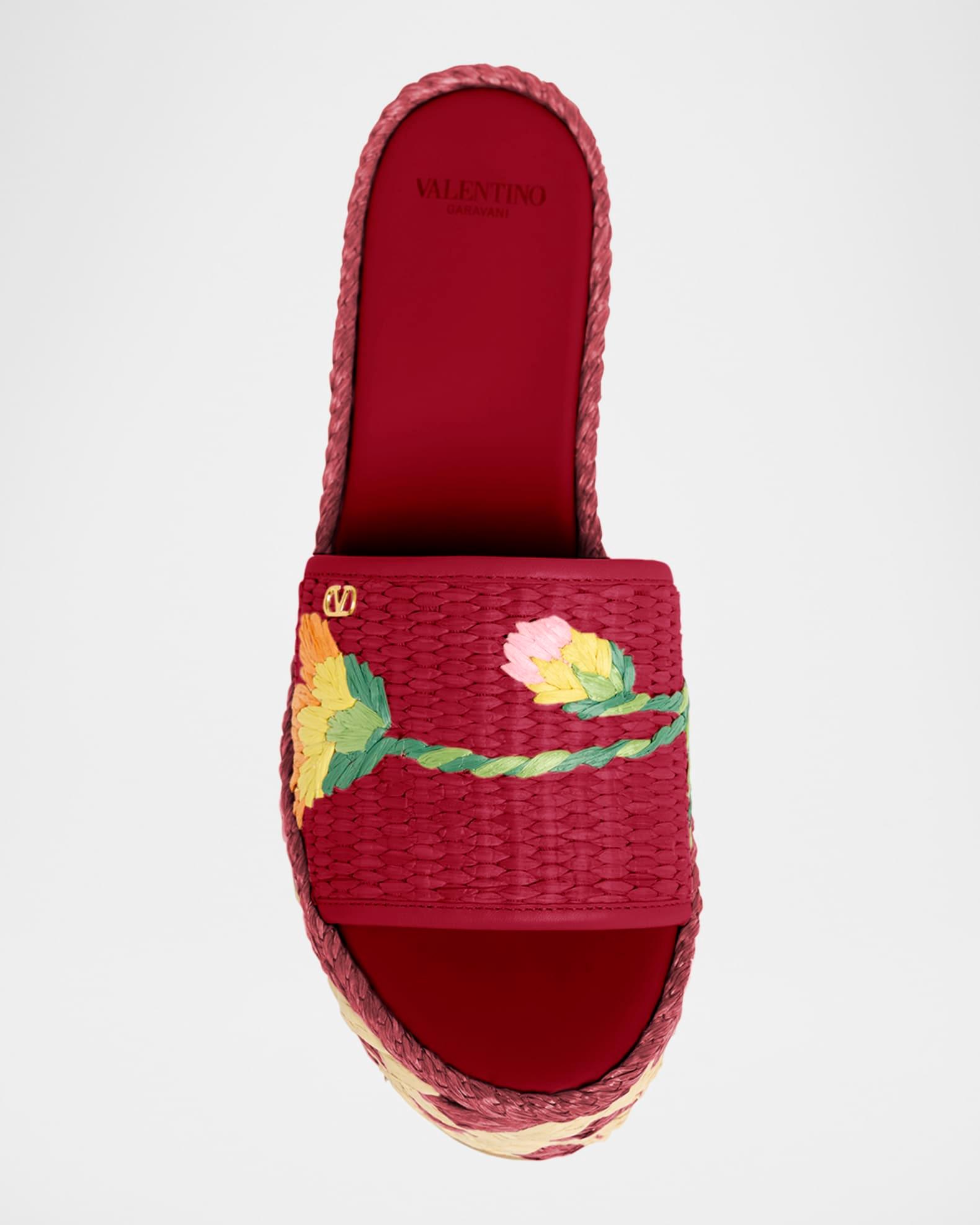 Bribri Floral Flatform Espadrille Sandals Product Image