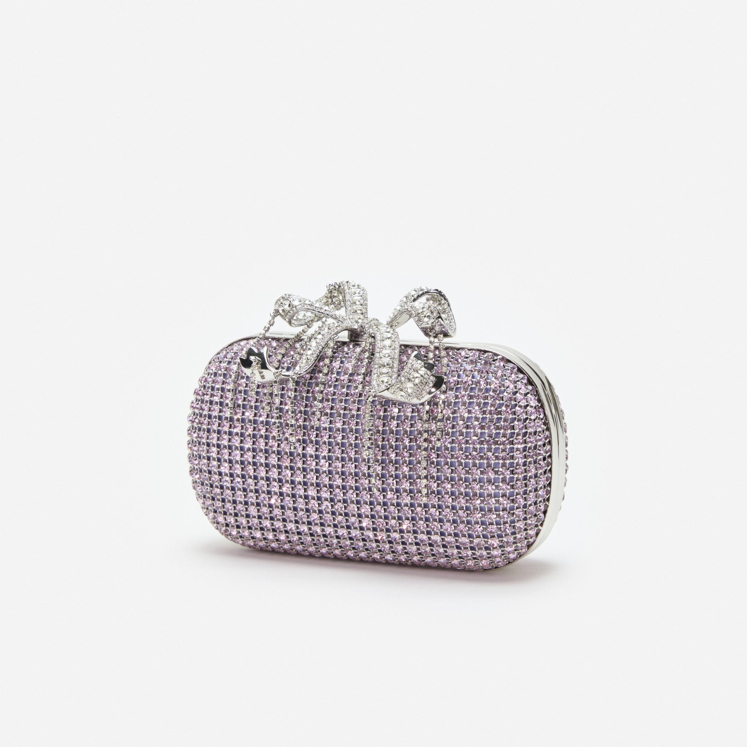 Lilac Chainmail  Clutch Bag Product Image