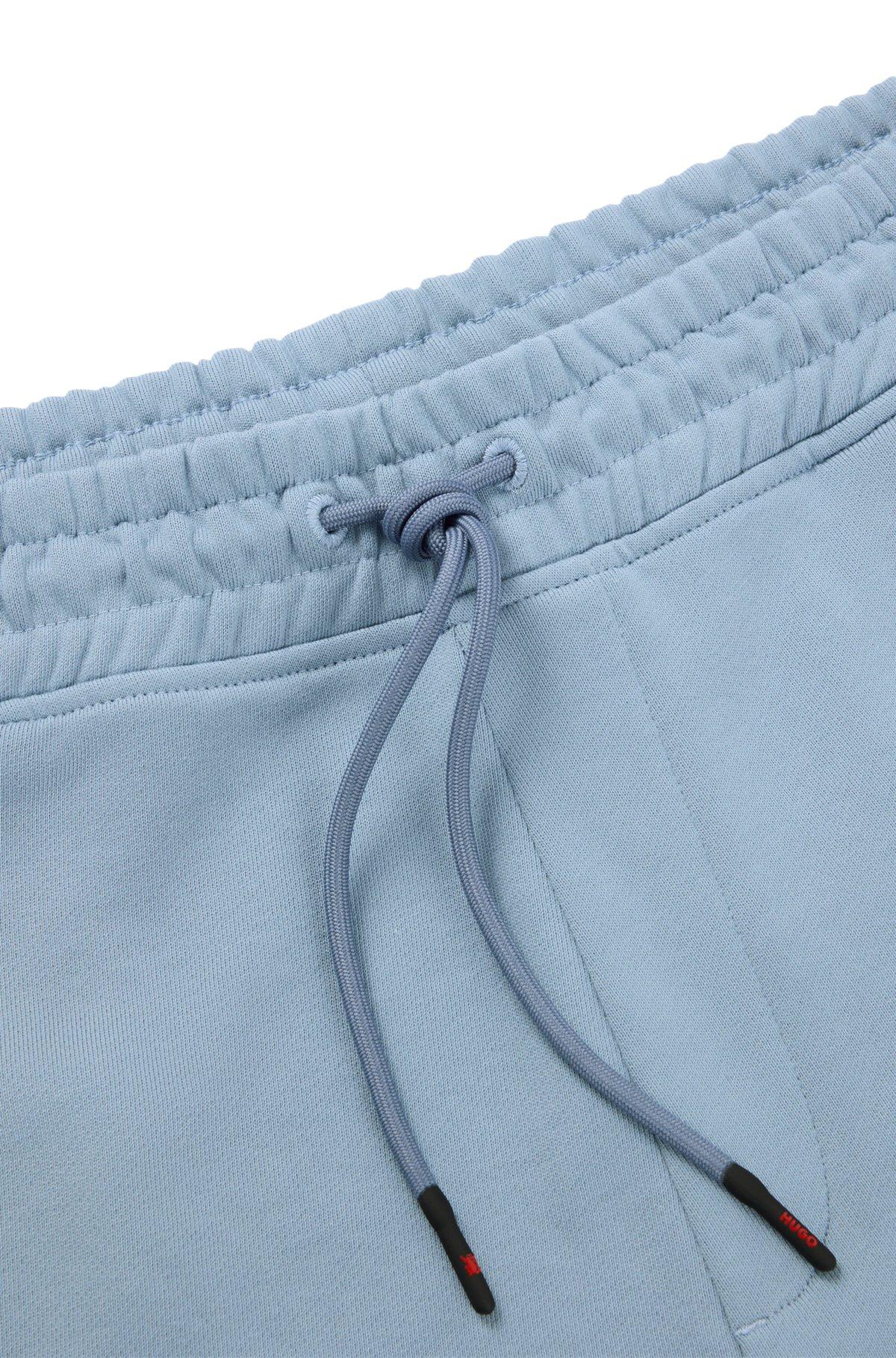 HUGO x RB cotton-terry shorts with carbon stealth logo Product Image