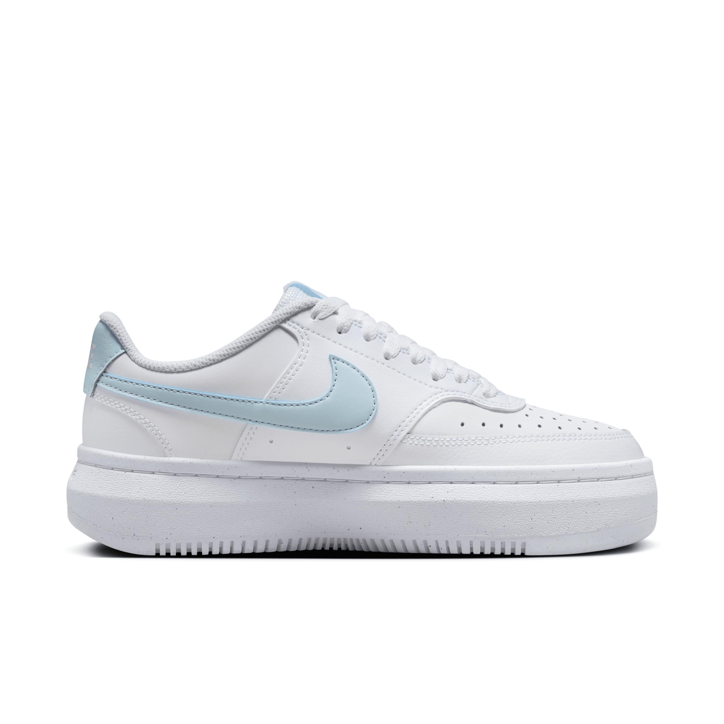 Nike Womens Nike Court Vision Alta - Womens Shoes Glacier Blue/White Product Image