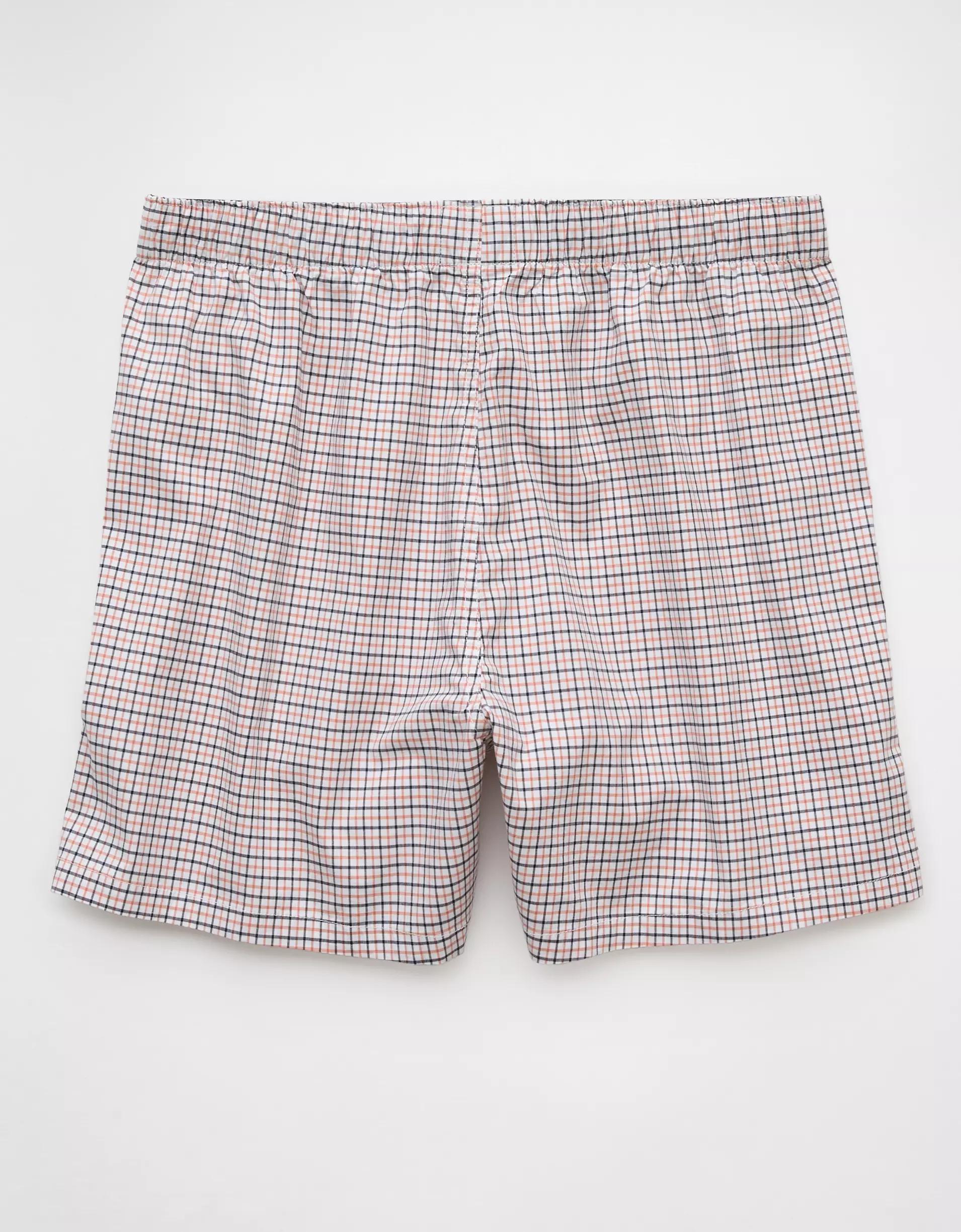 AEO Plaid Stretch Boxer Short Product Image