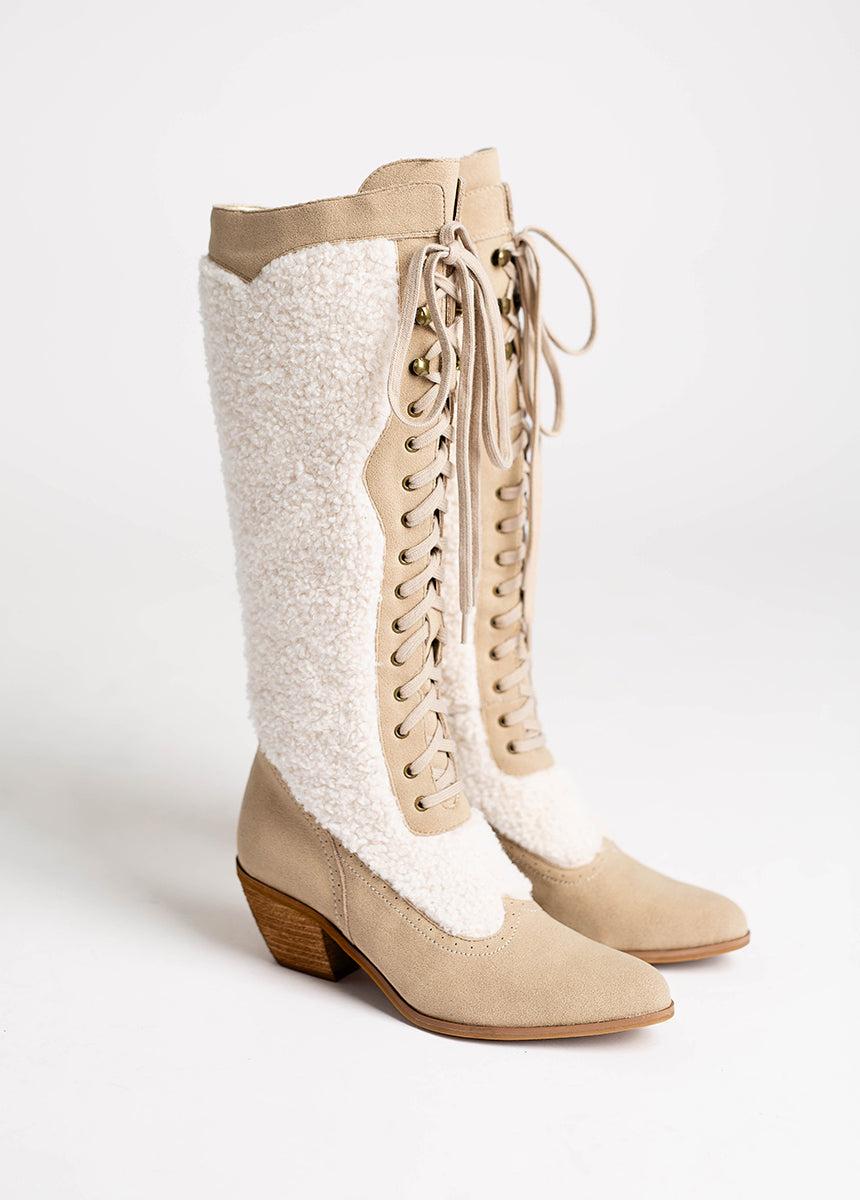 Kiko Tall Boots in Tan Female Product Image