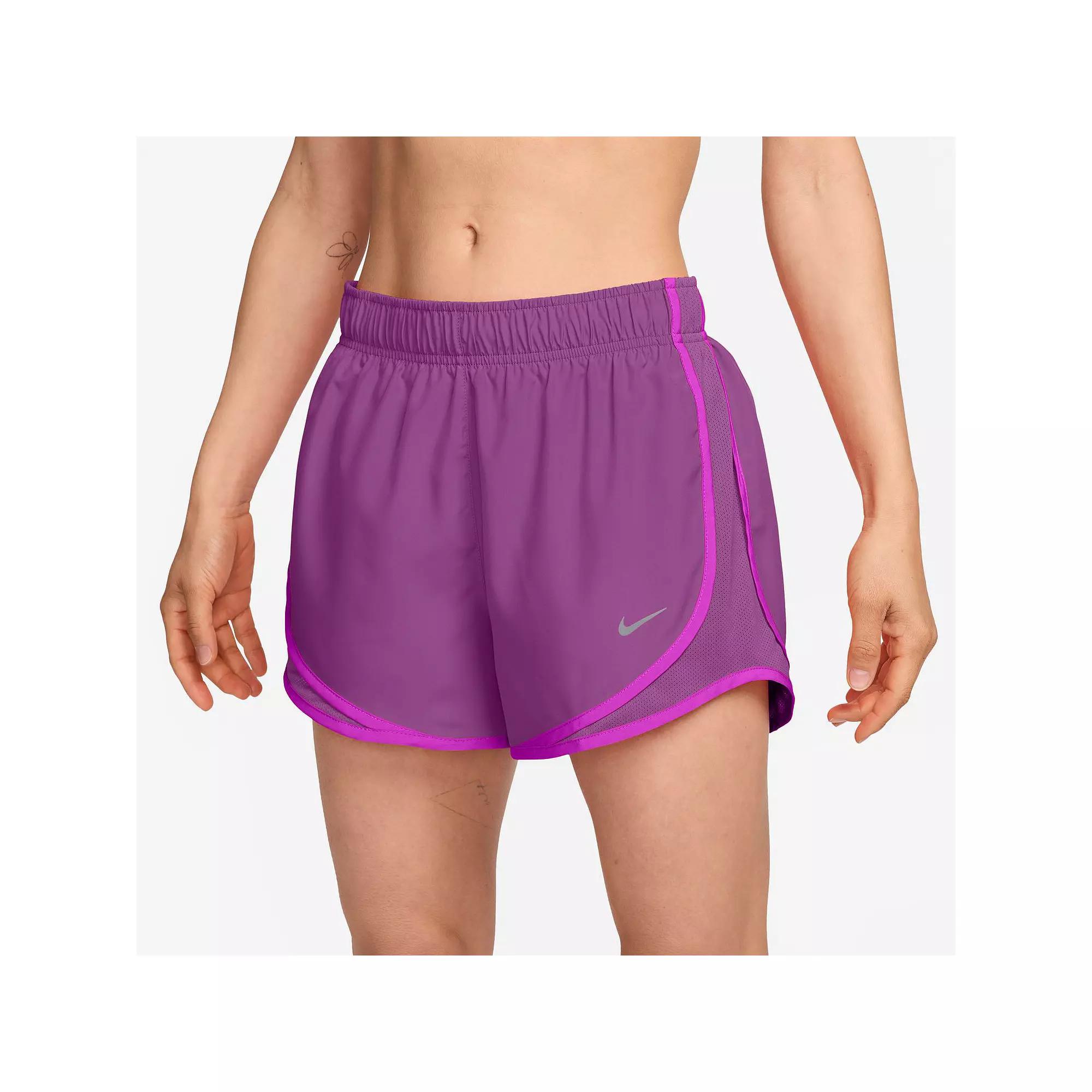 Nike Womens Tempo Dri-FIT Mid-Rise Brief-Lined Running Shorts | HM6096-505 Product Image