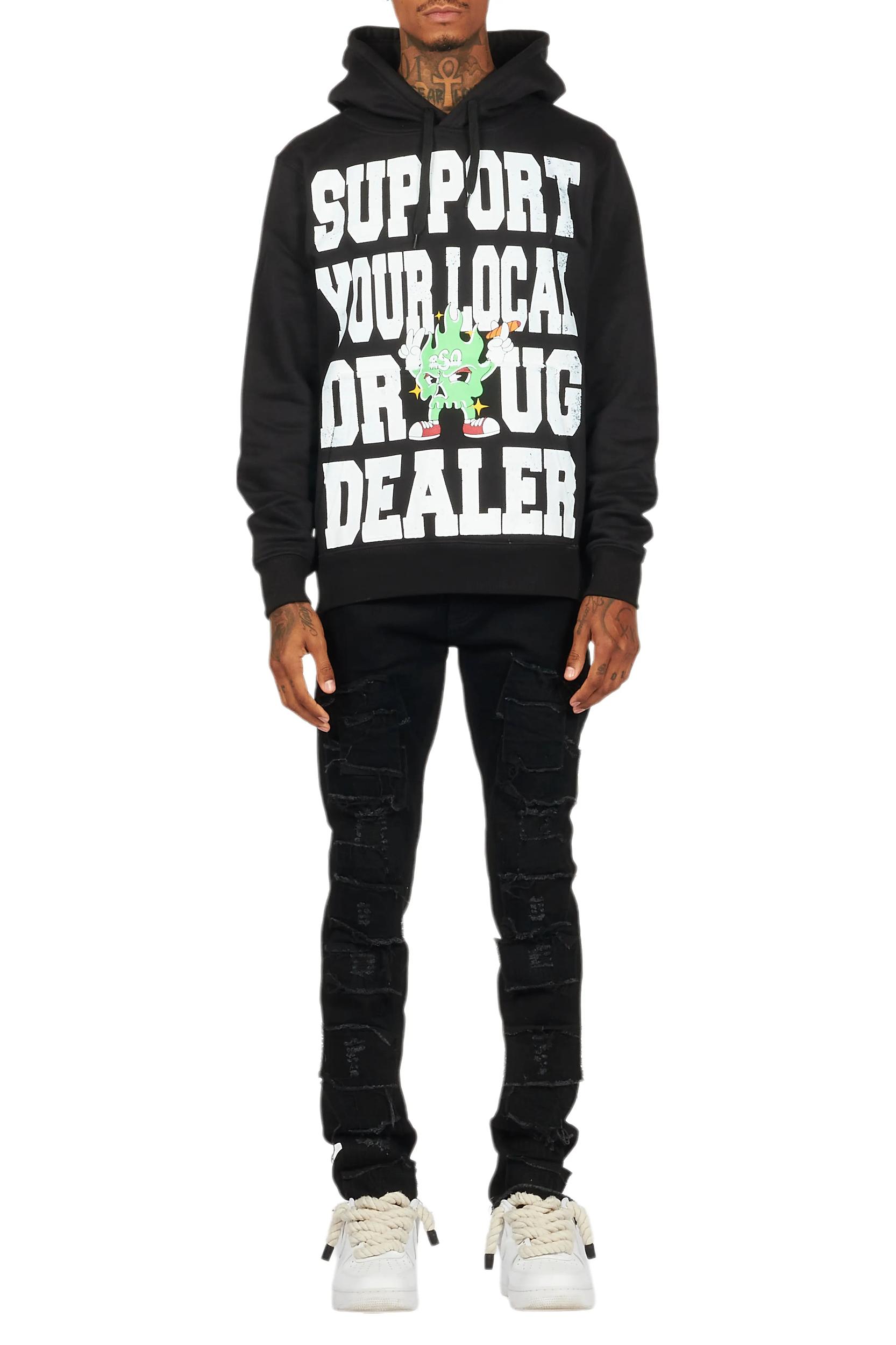 Tarl Black Hoodie & Camden Slim Fit Jean Bundle Male Product Image