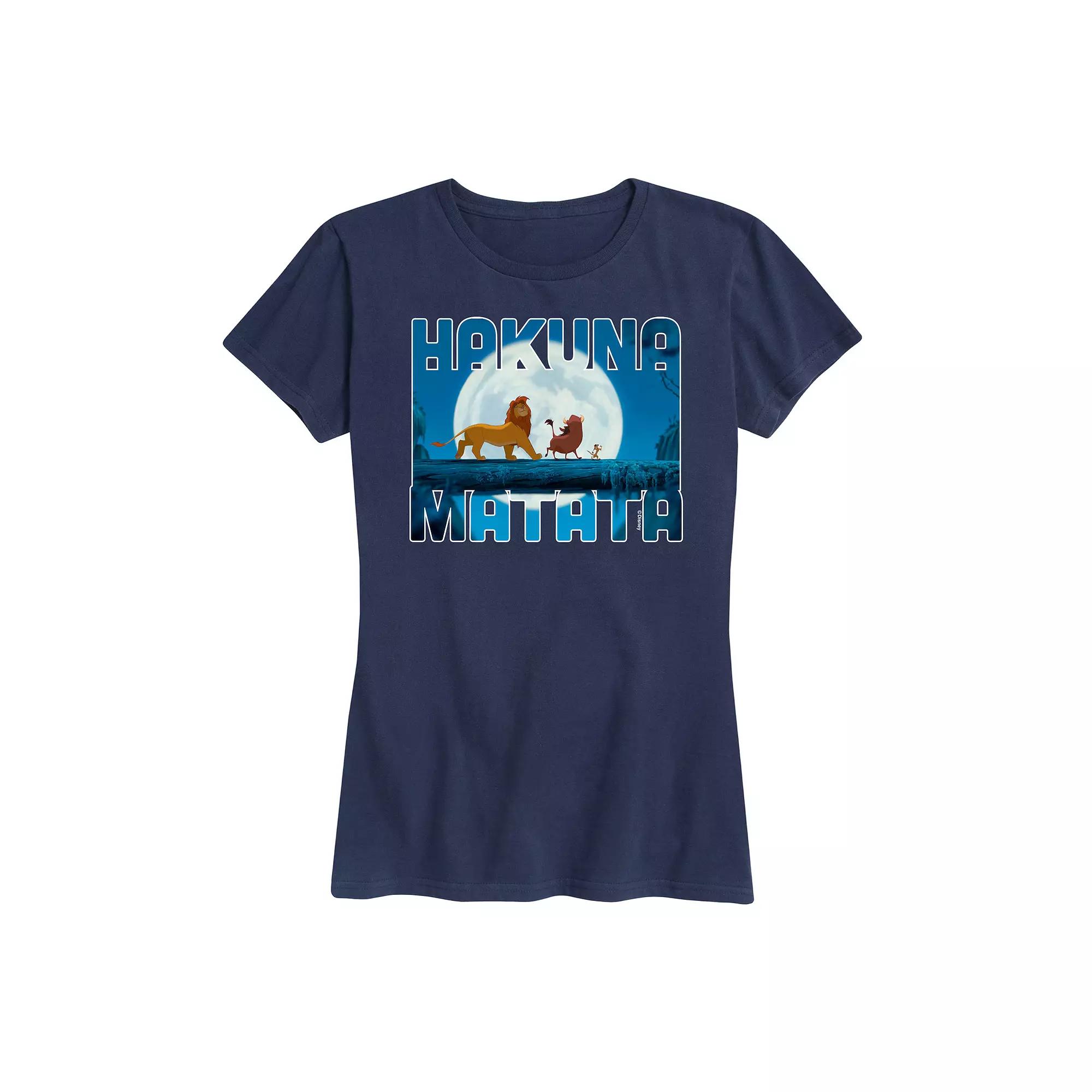 Disney's Lion King Women's Hakuna Matata Graphic Tee,  Product Image