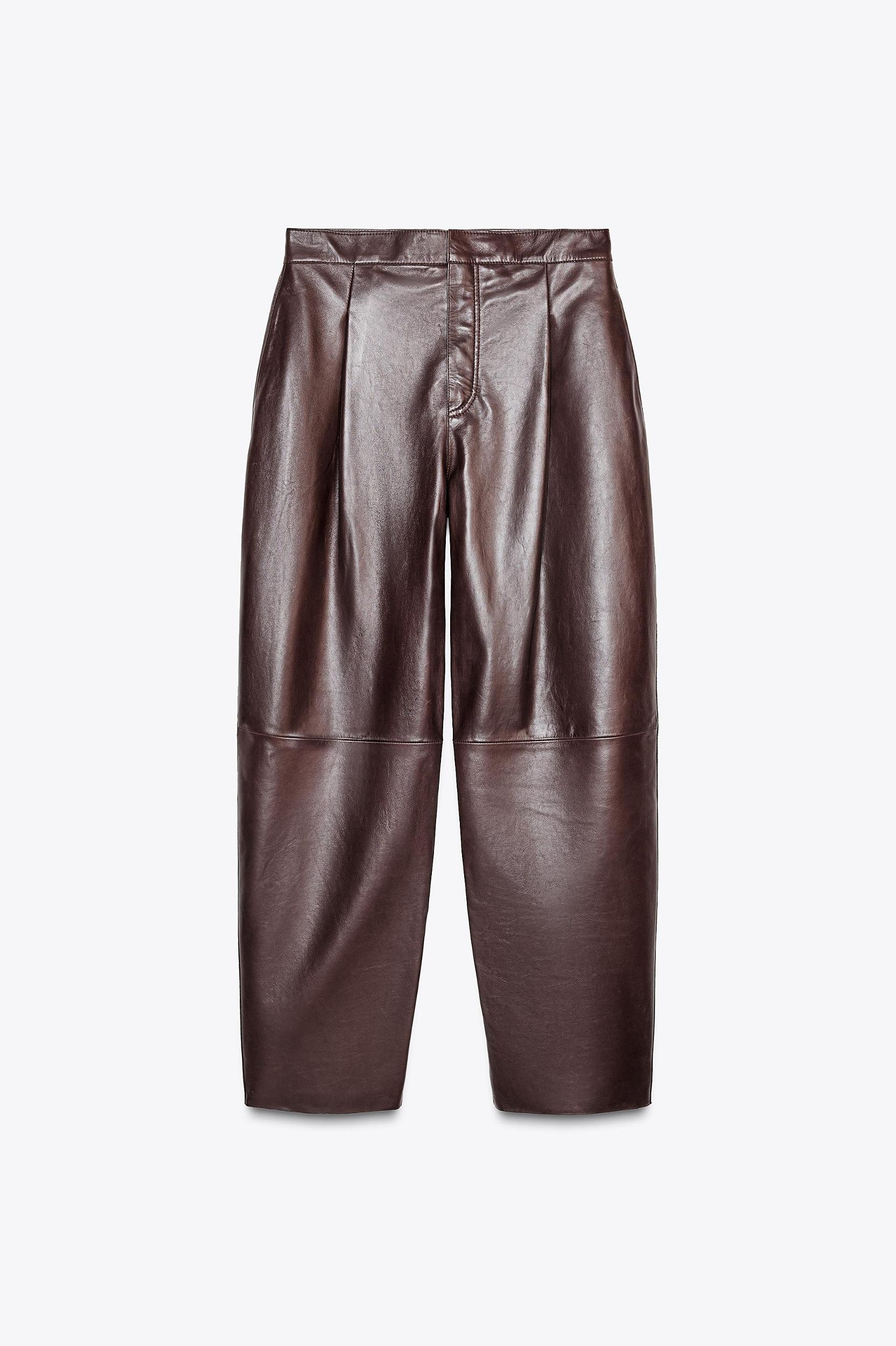 ZW COLLECTION LIMITED EDITION 100% LEATHER BALLOON PANTS Product Image