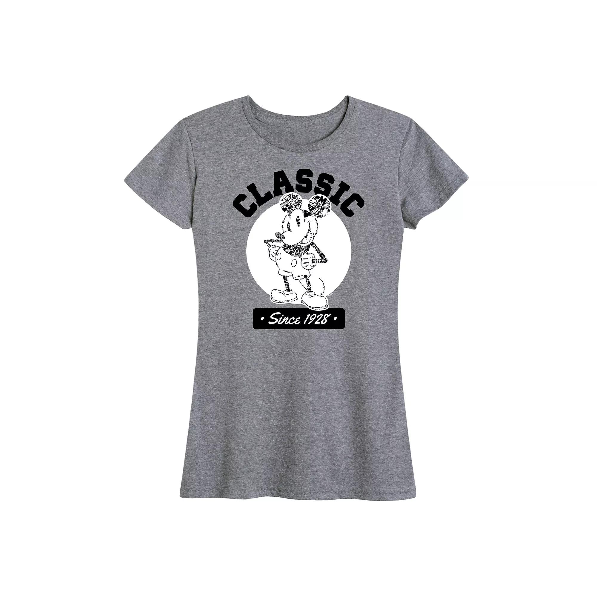 Disney's Mickey Mouse Women's Classic Since 1928 Graphic Tee,  Product Image