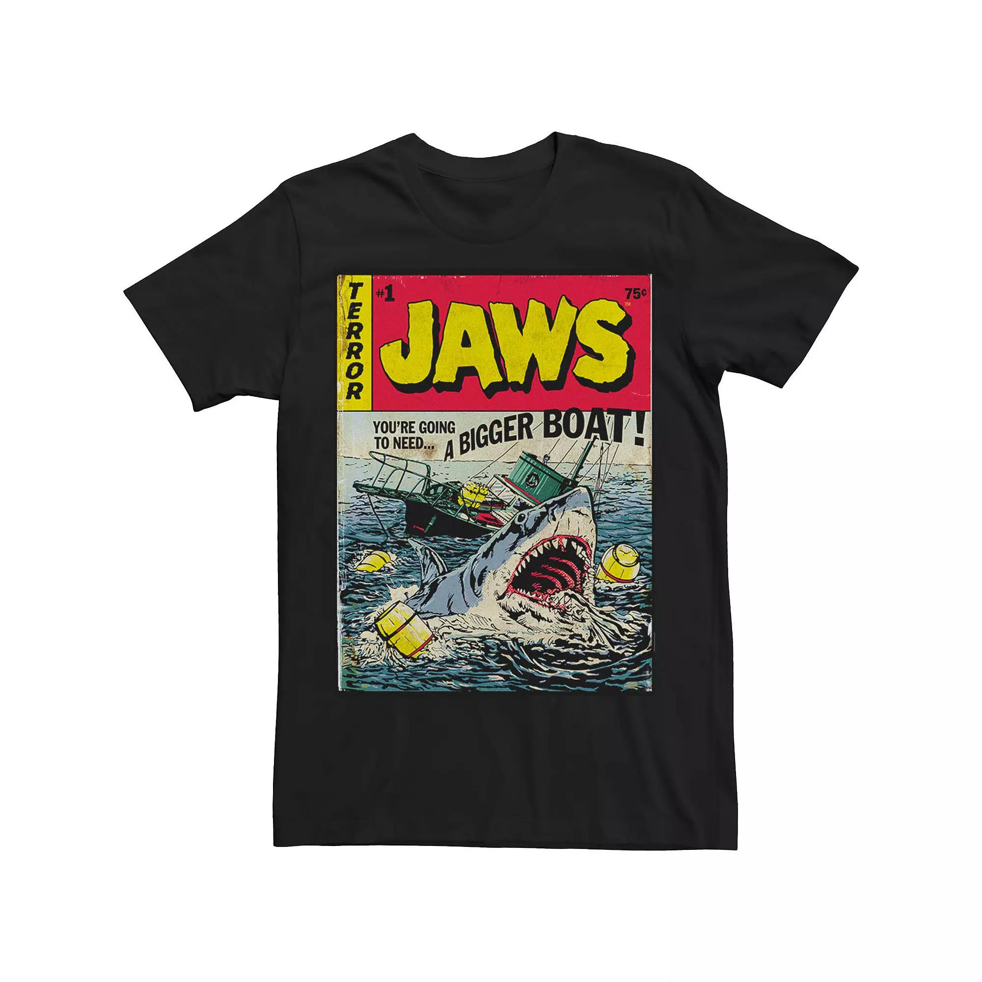 Big & Tall Jaws Pulp Attack Vintage Comic Tee, Men's,  Product Image