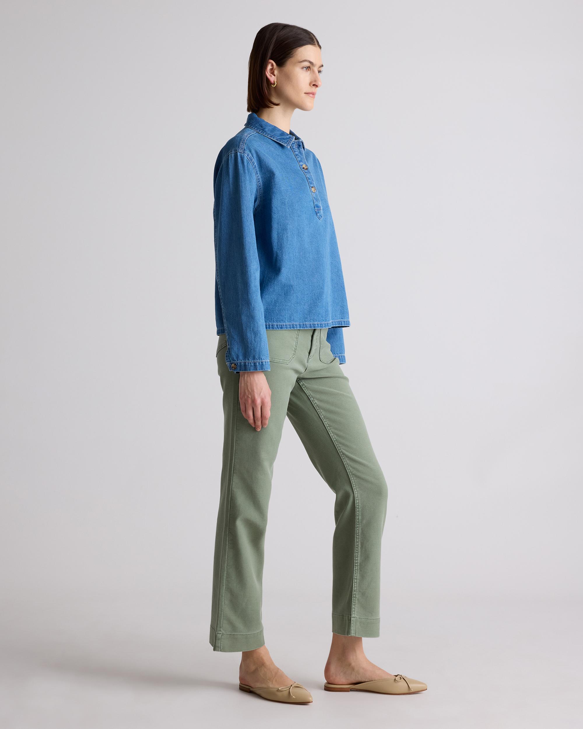 Quince | Women's French Terry Wide Leg Pants Cotton Product Image