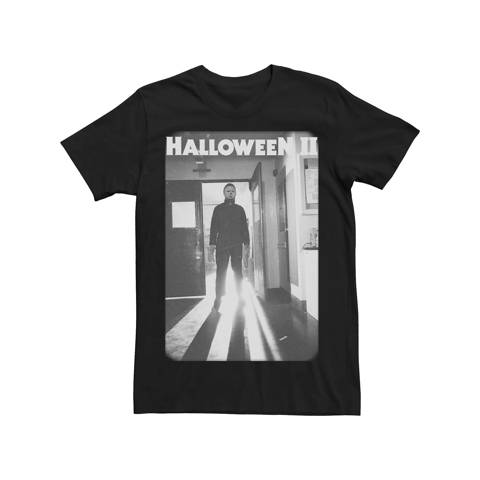 Big & Tall Halloween 2 Michael Myers Faded Poster Tee, Men's,  Product Image
